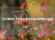 女子踹男友下河致死获刑五年半被判刑五年半